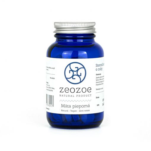 ZeoZoe, prírodné tablety na čistenie zubov